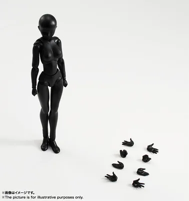 

S. H. Figuarts Male Female Skin Color Men And Women Naked Baby Ordinary Version Mobile Garage Kit
