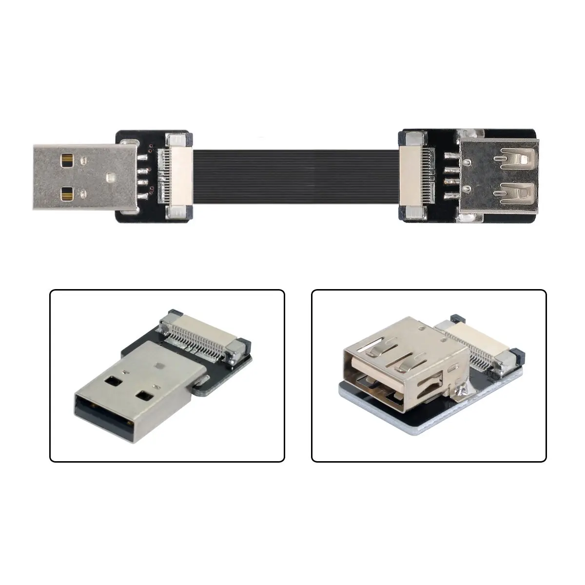 Плоский тонкий кабель для передачи данных CY USB 2