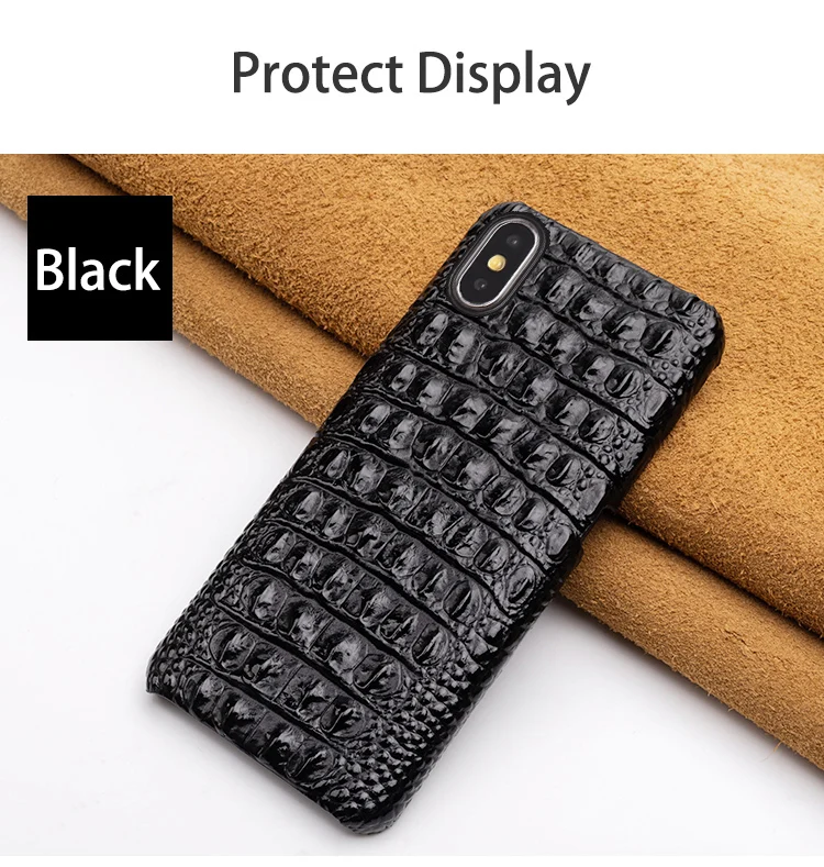 Роскошный чехол для телефона из воловьей кожи для iPhone Xr 6 6s 7 8 Plus X Xs Max чехол с крокодиловой текстурой для 6p 6s p 7p 8p чехол