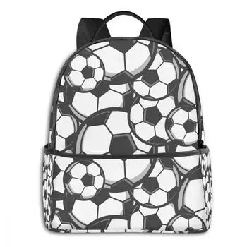 

Girls Boys Backpack Fashion Women Backpack College School Bagpack Football Soccer Pattern Travel Shoulder Bags For Teenage 2021