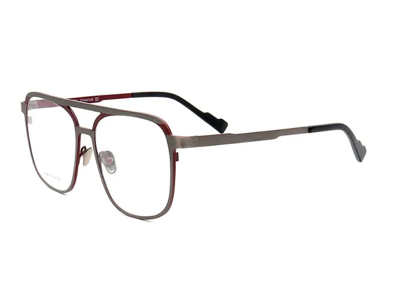 Чистый титан ретро унисекс полная оправа линза для рецептов очки оправа Анти-усталость Пресбиопия очки Брендовые очки для чтения