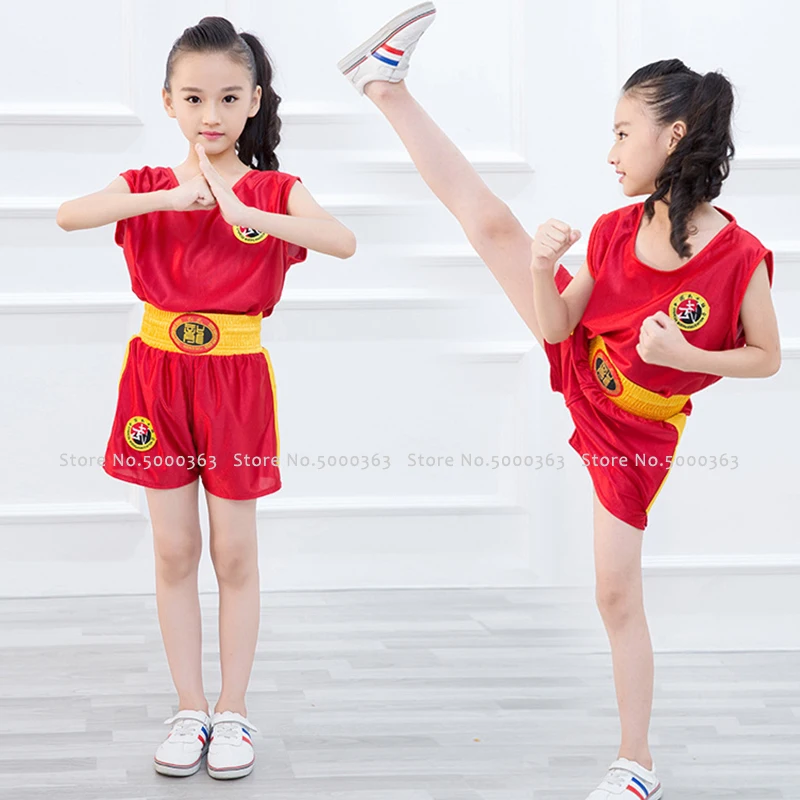 Детские футболки MMA для кикбоксинга мужские и женские боксы Муай Тай шорты