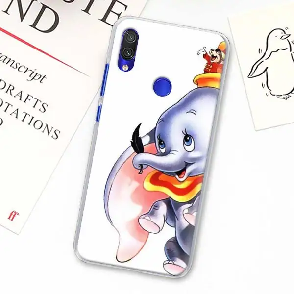 Мультяшный слон Дамбо телефонные чехлы для телефона Redmi 7 7A 8A K20 Pro 6 6A 5 Plus Redmi Note 5, 6, 7, 8 Pro 8T S2 GO крышка - Цвет: H07