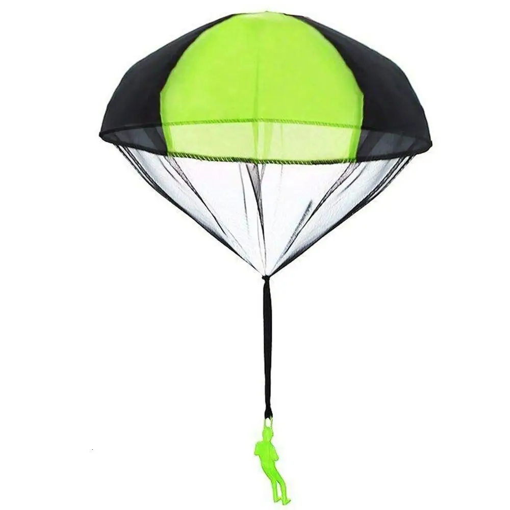 Мини-парашют парашюта для рук, забавная игрушка, игра для детей на открытом воздухе, развивающие игрушки, летающий парашют, Спортивная игрушка для детей - Цвет: green