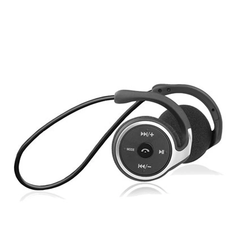 Черный Спортивные Bluetooth наушники-таблетки с гарнитурой портативный бег с микрофоном шеи Висячие мини наушники стерео Голос беспроводной водонепроницаемый - Цвет: Черный