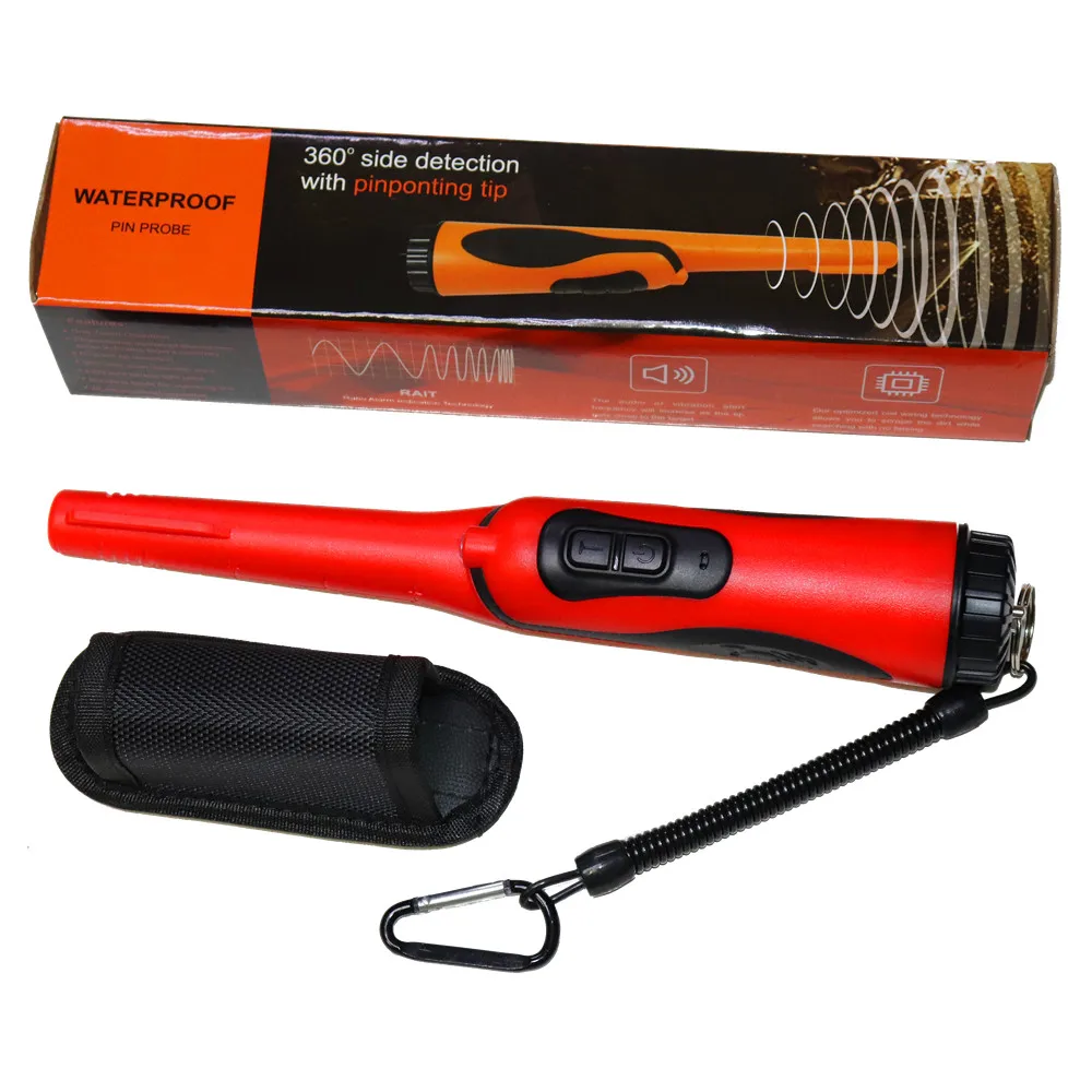 Newest Arrival Underwater Waterproof Super Sensitive Handheld Metal Detector LED Flashlight IP68 Gold Detector Security Probe