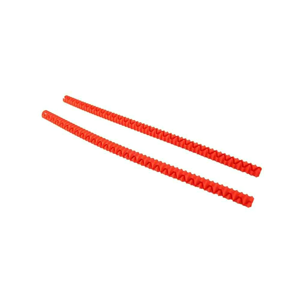 2pcs Новинка, силиконовая стойка для духовки, защита от переплетения, высокотемпературная защита, полка для духовки, край, защита, полка, щит, кухонные принадлежности - Цвет: 2pcs