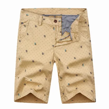 

Leisure Shorts Men Five Points Pants Pure Cotton Breeches Middle Pants Overalls Printing