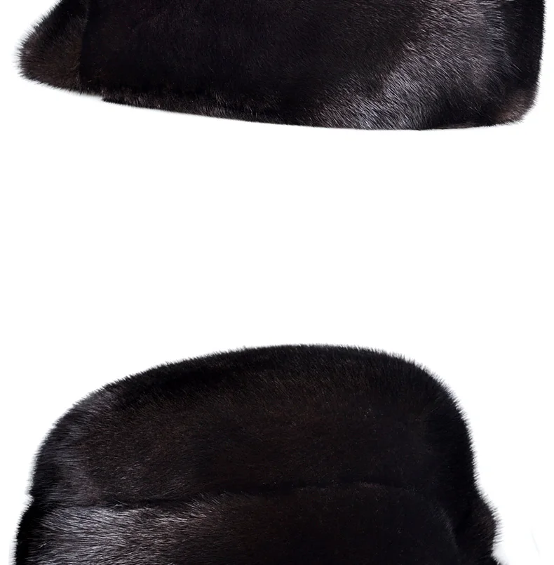 LUXURY Winter Male Genuine Mink Fur Bomber Hats Man Real Marten Caps Black/Brown Tab Elderly Motorcycle Russian Gorra Dad Gift leather bomber hats