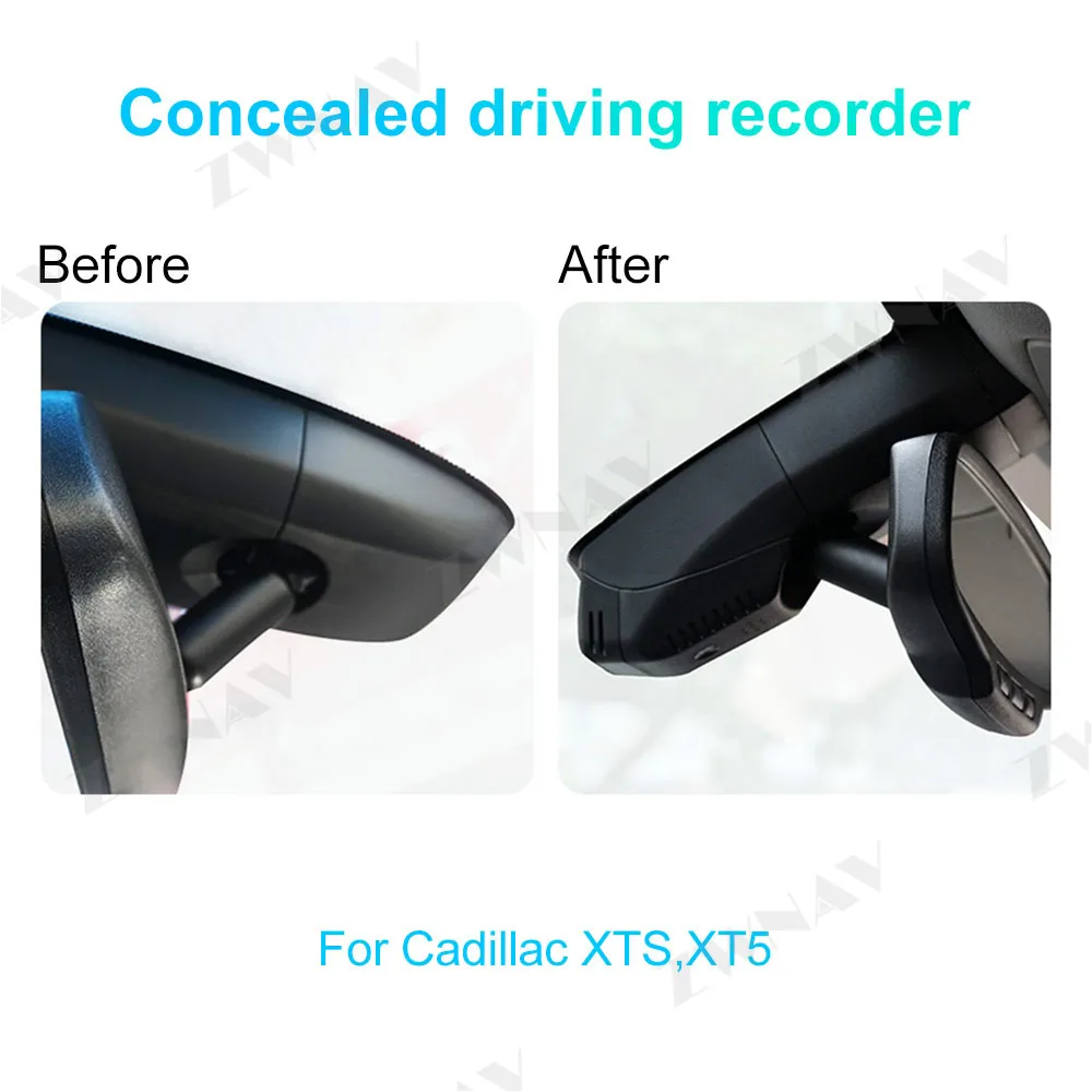 Автомобильный регистратор для вождения автомобиля DVR фронтальная камера HD рекордер ночного видения для Cadillac XTS 2013-/XT5- 1080P DVR