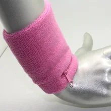 С застежкой-молнией ремешок на запястье спортивная защита рук защитная одежда хлопок резина хлопок вязаный настраиваемый полотенце браслет