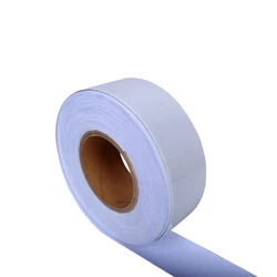Tissu élastique réfléchissant simple face de 5CM, bandes argentées brillantes, accessoires de vêtement, bricolage, couture sur vêtements 
