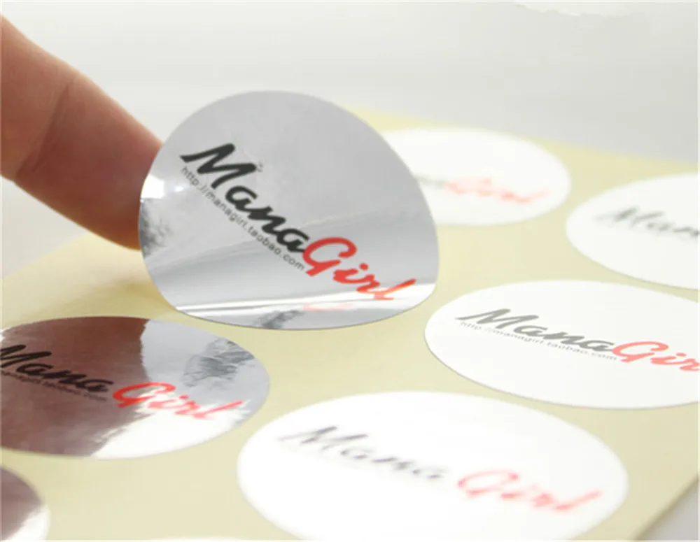 

1000pcs Customized Glossy Silver Anti Static Stickers Labels Custom Durable Phones Battery Adhesive Stickers
