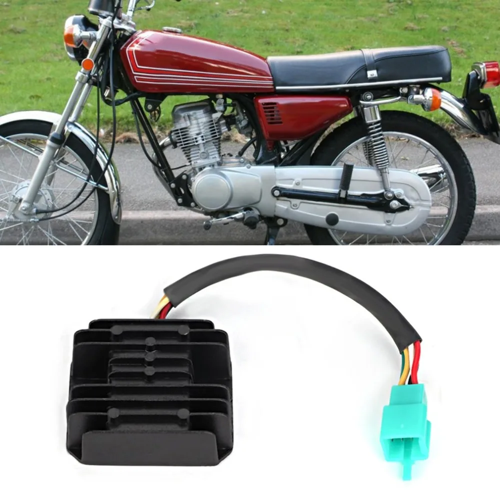 Universal For Honda Cg125 Motorcycle 12V Voltage Rectifier Regulator Voltage Regulator 5 Line Stabilizer