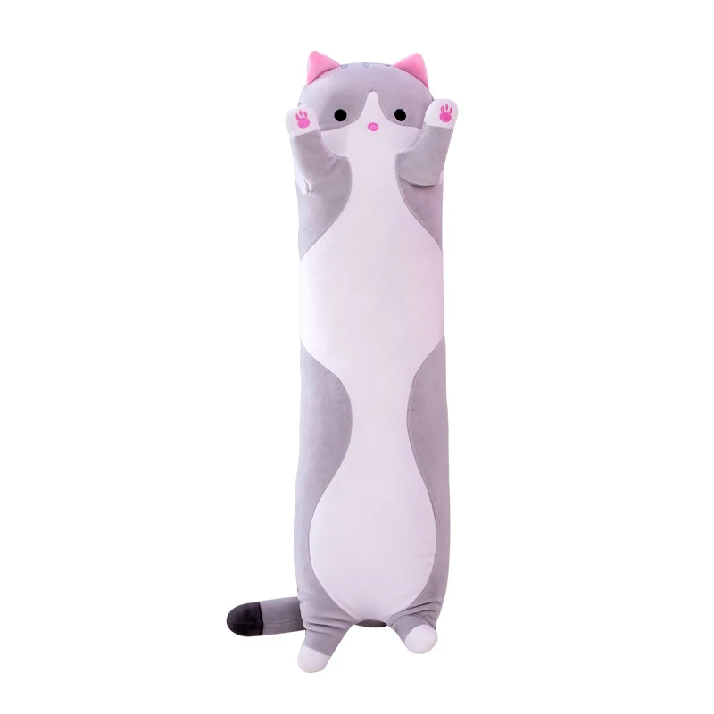 Длинная кошка плюшевые игрушки мягкие милые Креативные Игрушки животные Офисная