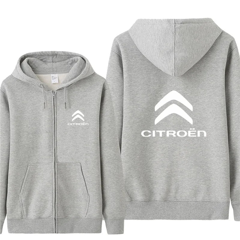 Осенние толстовки Citroen мужские модные пальто флисовый пуловер унисекс Мужские толстовки Citroen - Цвет: as picture
