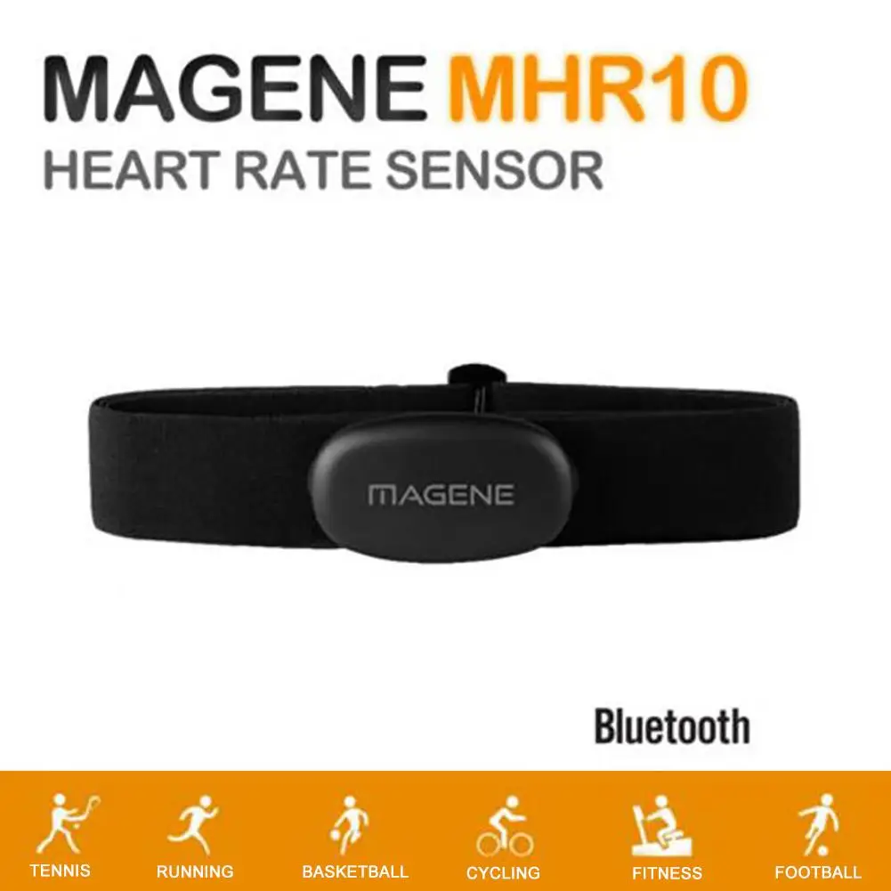 MHR10 Bluetooth 4 0 ANT + Фитнес Бег Велоспорт пульсометр нагрудный ремень|Наружное