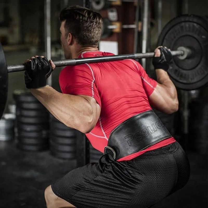 Puda Wes фитнес тяжелая атлетика золотой пояс из воловьей кожи приседания Deadlift профессиональные спортивные изделия настраиваемые