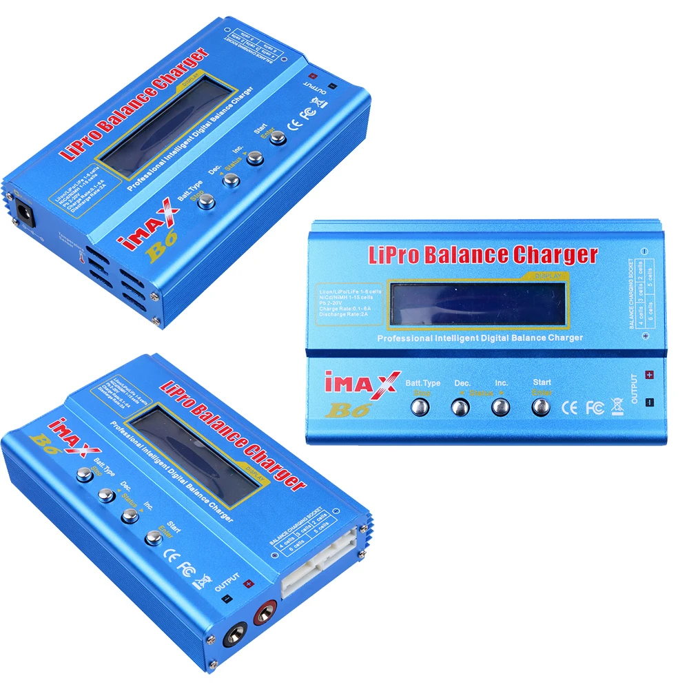 

1pcs Digital IMAX B6 80W Lipo Battery Balance Charger for RC Quadcopter