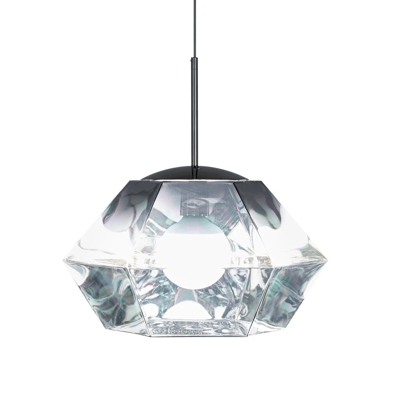 Современный роскошный акриловый подвесной светильник, светодиодный, винтажный, необычный, с алмазной огранкой, подвесной светильник для ресторана, гостиной