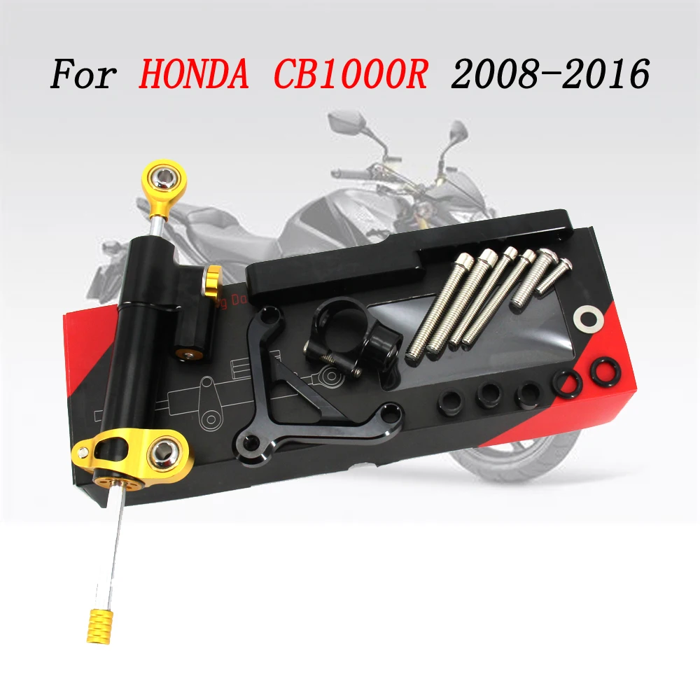Cnc Motorcycle Accessorie Steering Damper Stabilizer & Bracket For