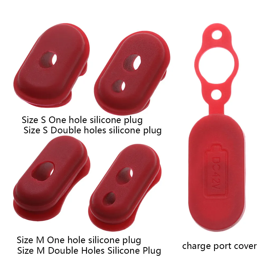 Scooter Accessories 4/5pcs New Rubber Charge Port Cover Rubber Plug for XIAOMI M365 Electric Scooter Parts Skateboard Accessories Outdoor Tool scooter accessories