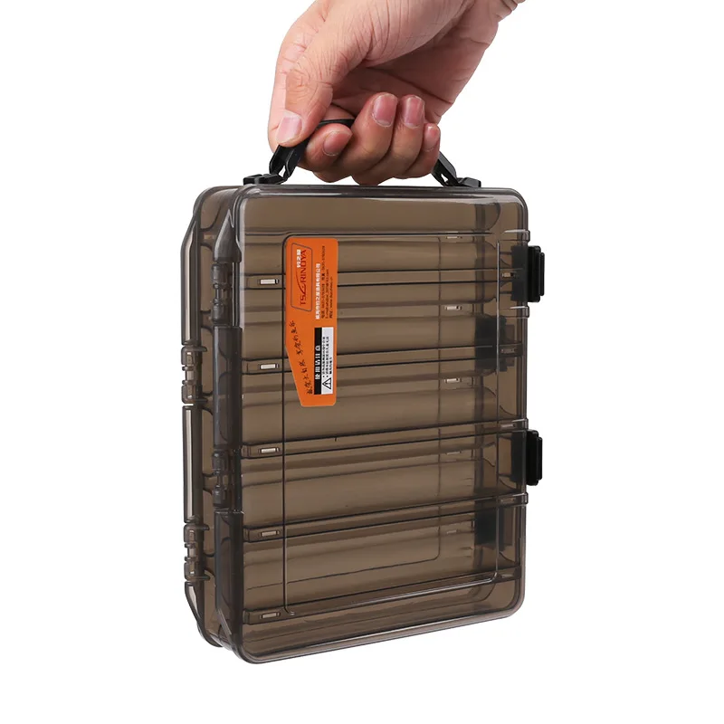 

D28 Medium Portable Lure Box Artificial Bait Box Lure Box Fishing Tackle Box Tool Box Storage