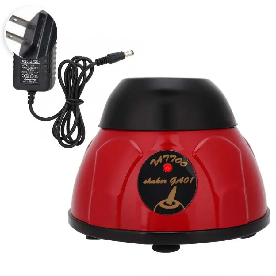Electric Nail Polish Vibrating Screen Tattoos Pigment Shaker Anti-Skid Base Intelligent Induction Stirring Vortex Mixer 100-240V | Красота и