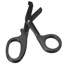 Промо-акция! Мед. помощи ножниц утилиты повязки Medicaux медицинского хирургические инструменты 18 см; Цвет: черный