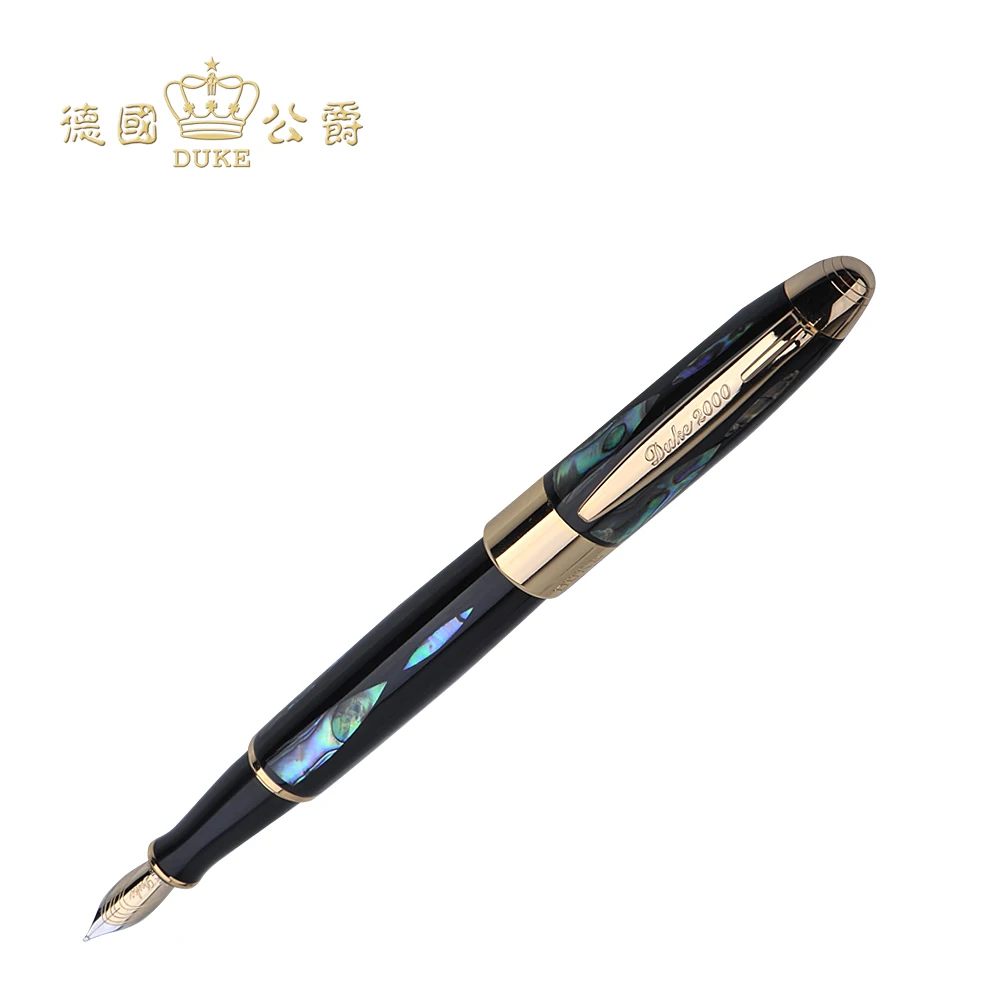 Ручка перьевая Серебристая и золотистая в подарочной коробке|luxury fountain pen|ink pengold nib