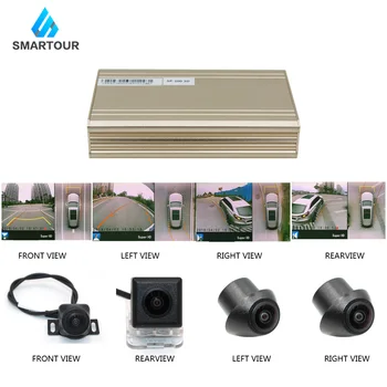 

Smartour 3D Car DVR Recorder Surround View Monitoring System 360 Degree Driving Bird View Panorama with 4 Cameras for Honda XRV
