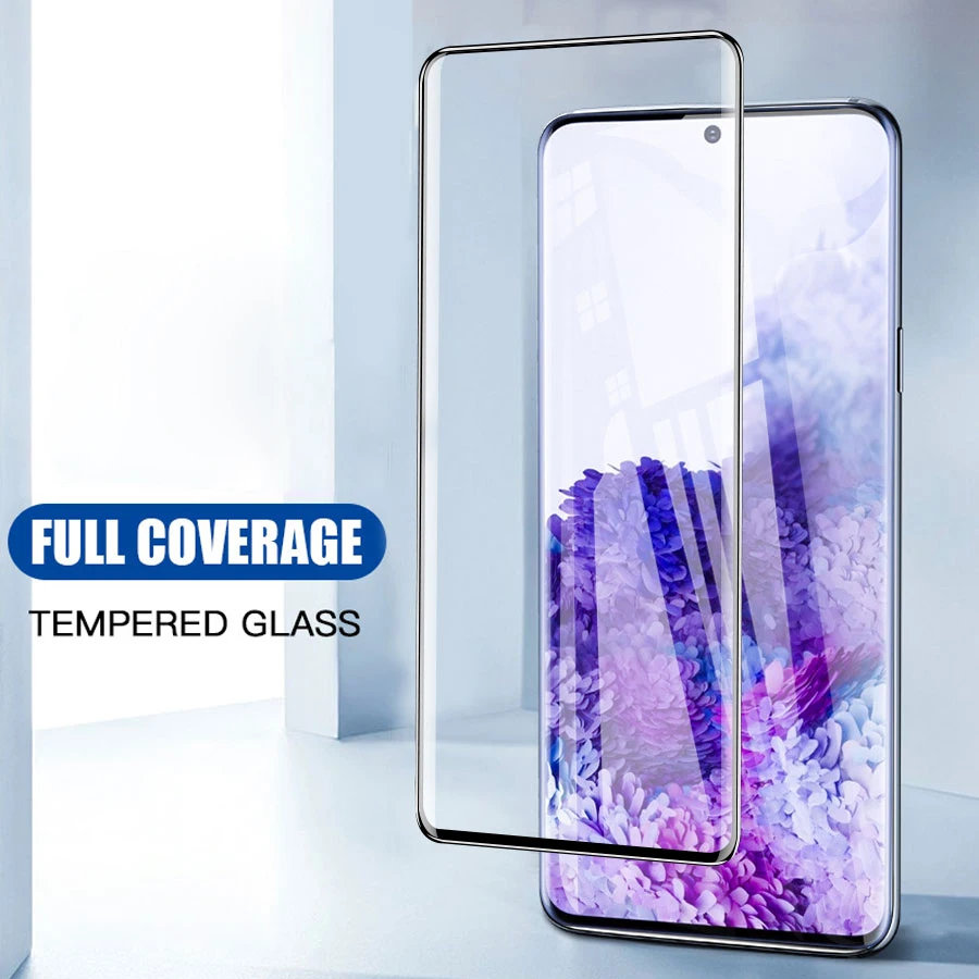 Защитное стекло для samsung galaxy s20 ultra s10 s8 s9 plus note 10 8 9 Защитная пленка экрана полное