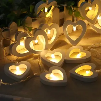 

Heart Shape LED Bottle Light Wedding Fairy Hanging String Lamp Party Decor Outdoor Lights Christmas Tree For Home Indoor Lights