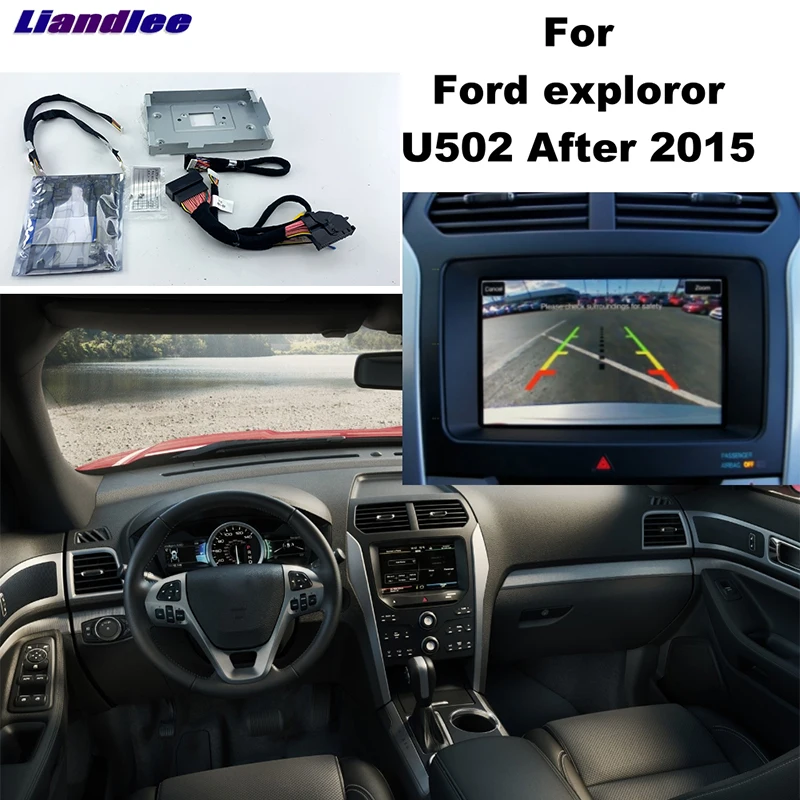 Комплект парковочной камеры Liandlee для Ford Explorer U502 2015 ~ 2018 оригинальный обновленный