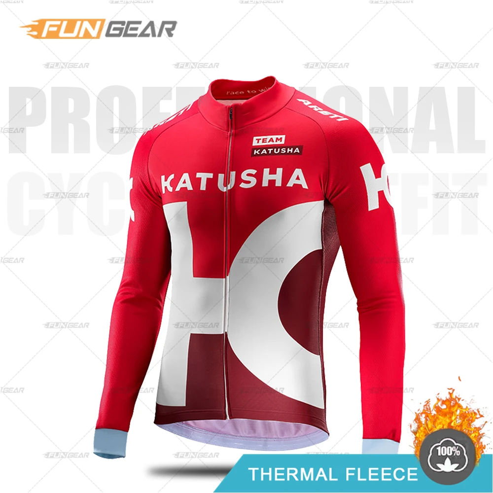 Alpecin Зима Велоспорт Джерси Pro команда unind мужские рубашки с длинными рукавами теплая флисовая одежда для велоспорта теплая одежда - Цвет: Winter Jersey