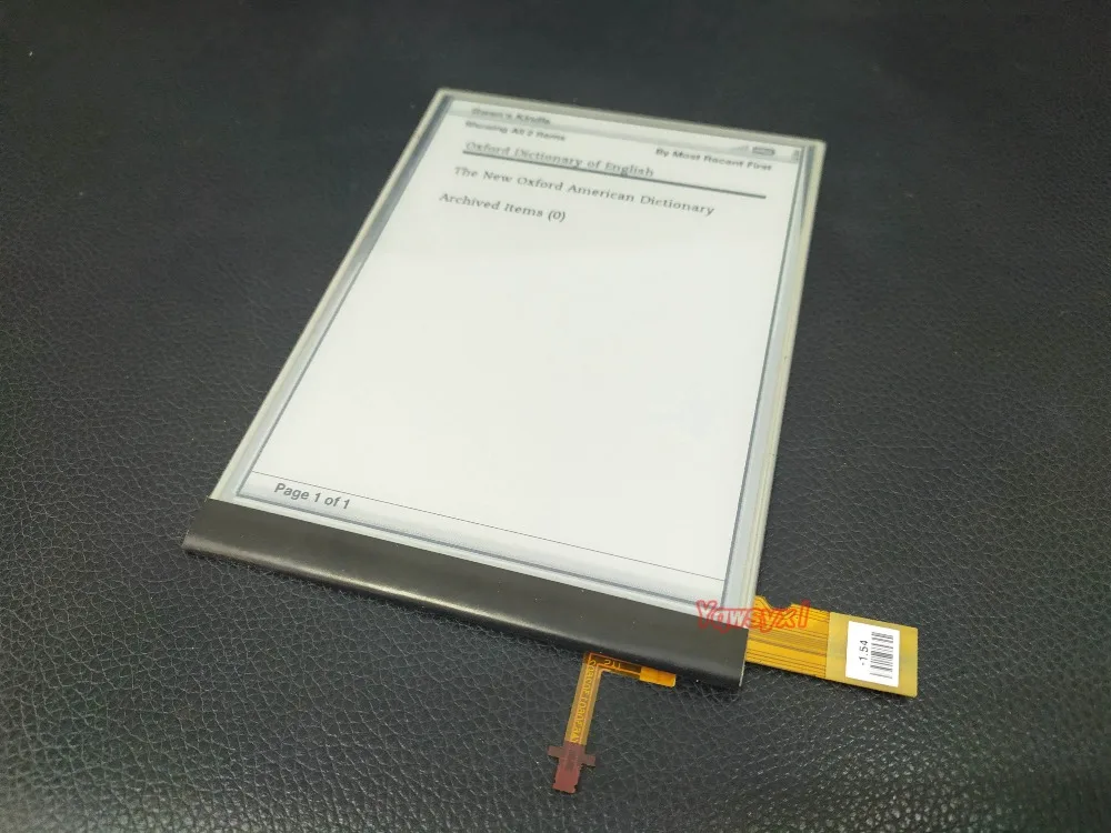 Yqwsyxl 6 дюймов ED060SCE ЖК-дисплей с подсветкой E-Ink экран матрица для NOOK для Gmini Magic Book R6L стекло для чтения электронных книг ЖК-дисплей