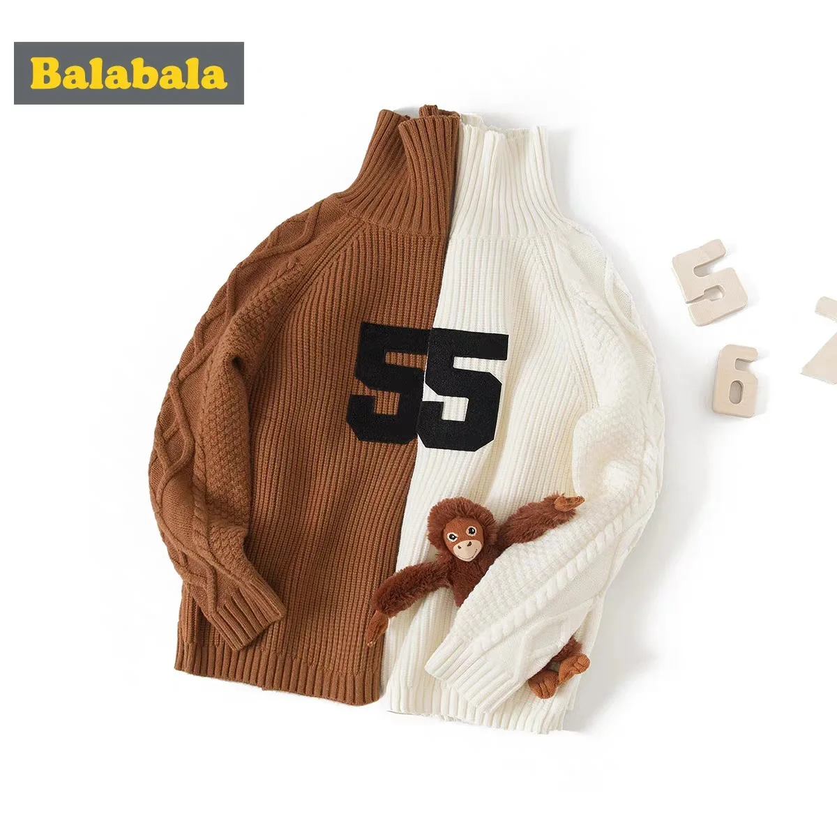 

Live Supply of Goods Balabala CHILDREN'S Sweater Winter Stock Large