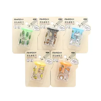 

5pcs Pencil Sharpener Multicolor Cute Durable School Prize for Kids
