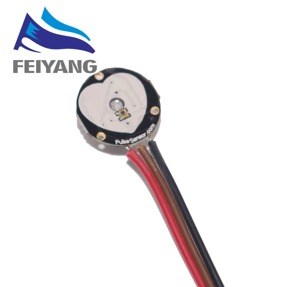 10 шт. пульсометр датчик пульса для Arduino оборудование с открытым исходным кодом