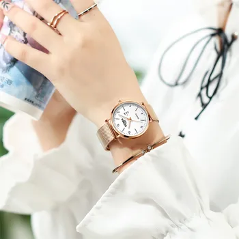 

Gadyson Sleek Minimalist Geometric Square Gradient Matte Ladies Quartz Watch