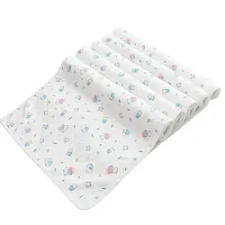 Детская Пеленка-подкладка для ухода за ребенком детский хлопковый коврик для пеленания осенне-зимние водонепроницаемые и дышащие детские