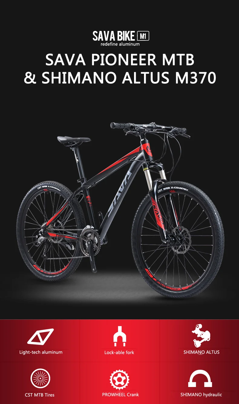 Sava Pioneer Mountain Bike With Shimano 