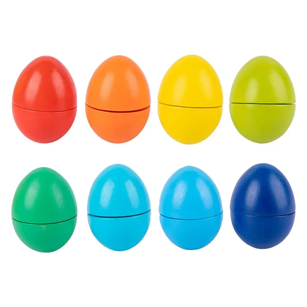 8 PCS Matching Eggs Set for Toddler Educational Color Sorting Toys