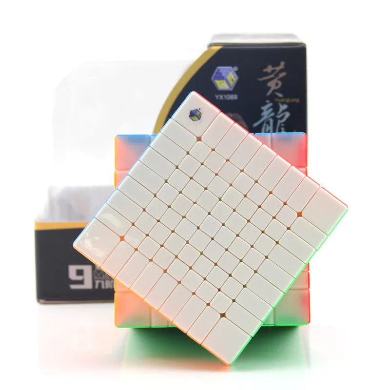 YuXin Хуанлун 9x9x9 безопасный ABS пластик профессиональный конкурс магический куб быстро ультра-Гладкий 9x9 Скорость головоломка, куб, детские игрушки подарок