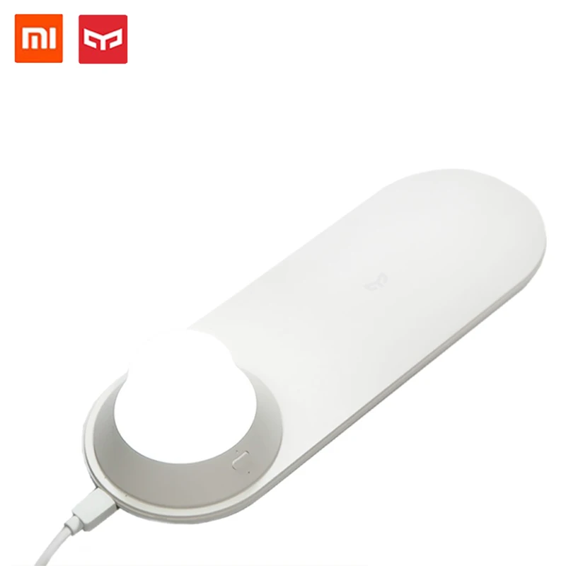 Mijia Йи светильник Беспроводной Зарядное устройство с светодиодный ночной Светильник магнитное притяжение Быстрая зарядка для iphone samsung huawei