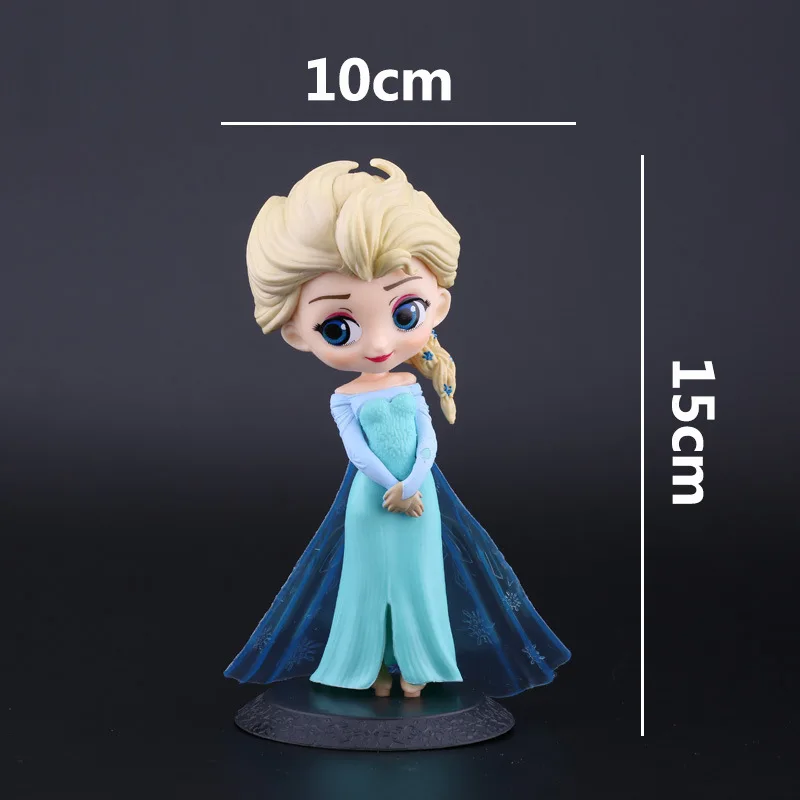 Дисней мультфильм замороженная Анна Эльза принцесса куклы фигурка аниме Эльза фигурка игрушка для дня рождения Подарки для девочек детей