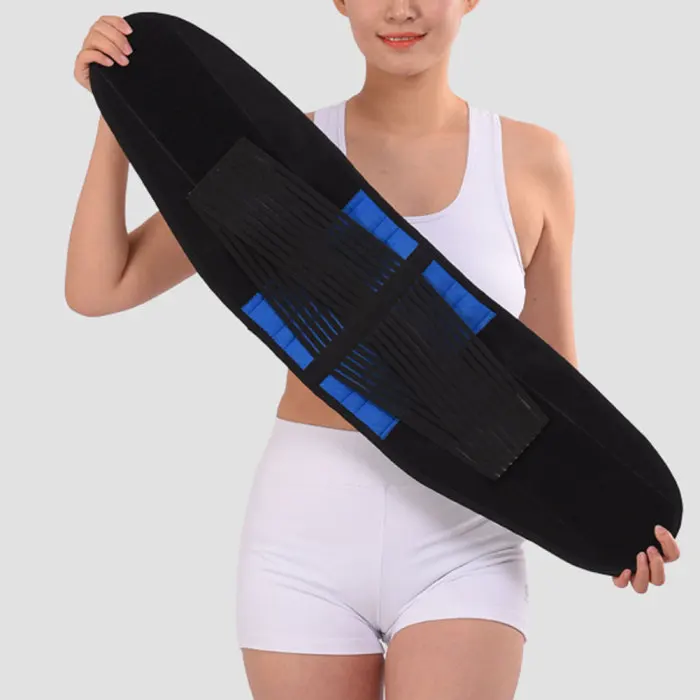 Neoprene Double Pull Lumbar Waist Support Lower Back Belt Brace Pain Relief for Fitness THJ99