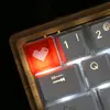 Red Love Heart Pattern Keyboard Keycap Mechanical ENTER/ESC Key Cap Hat for PC Computer Notebook Use Supplies L4MD ► Photo 2/6