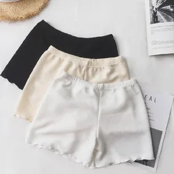2021 Women Soft Solid Color Seamless Safety Short Pants Hot Sale Summer Under Skirt Shorts Breathable Shorts shorts women