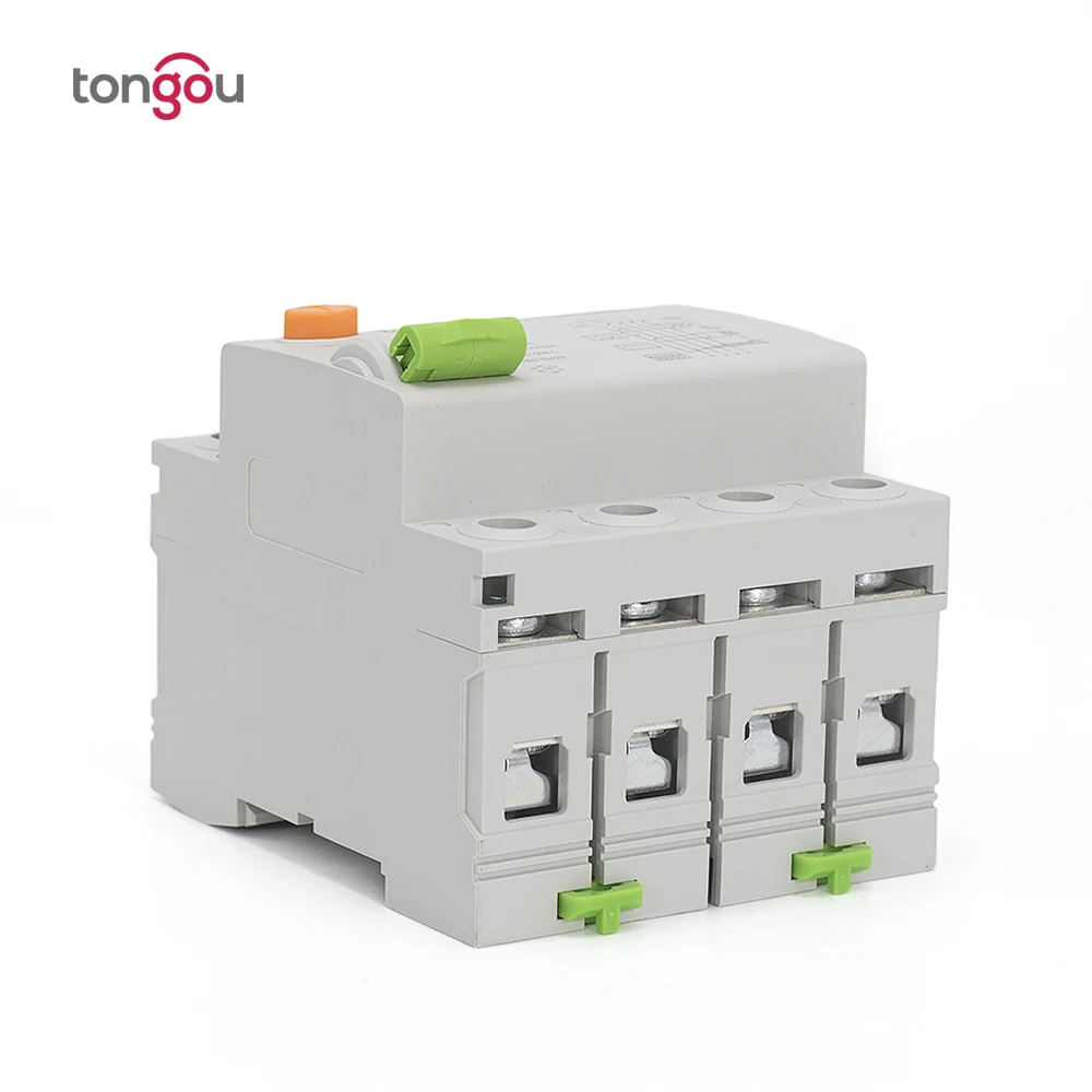 4P 63 ампер Тип B 10KA RCCB RCD 230 В 400 в 30 мА УЗО TORD6B-63